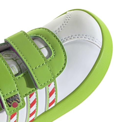 Image of adidas Boys Vl Court 3.0 Slip On Sneakers Shoes Casual - Pink, White