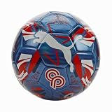 PUMA Unisex Christian Pulisic Graphic Soccer Ball, Blazing Blue-Fast Red- White SS26, 5 Cp Road to World Cup Graphic Ball