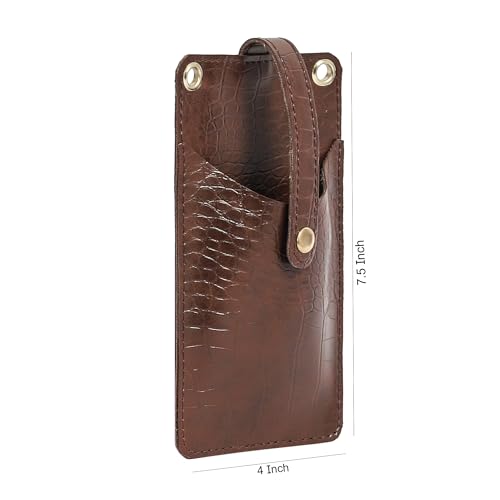 Image of Bagsy Malone Women's Small Cross-Body Phone Bag Stylish Vegan Leather Mobile Cell Phone Holder Pocket Purse Wallet Sling Bag Mini Shoulder Bags