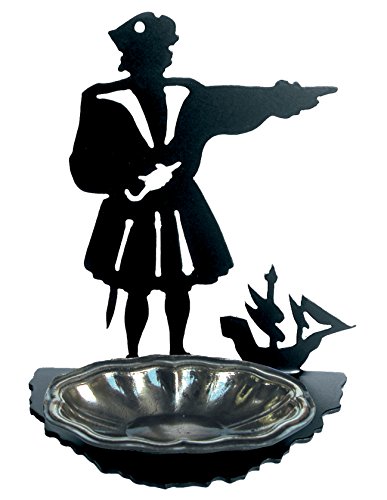 Imex The Fox 11457 Ashtray Christopher Columbus, 174 x 134 mm, Black, 8x13.4x17.399999999999999 cm