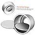 SOLUSTRE 3sets Detachable Bottom Round Cake Pans Small Baking Aluminum Alloy Easy to Clean Perfect for All Kinds of Cakes 4pcs*3