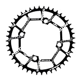 Fait de en alliage d'aluminium CNC usiné processus ronde plateau de vélo- , -léger mais haute résistance