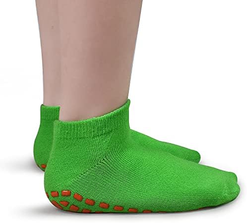 Non Slip Kids Trampoline Socks Anti Skid Slipper Socks with Grippers for Toddler Children Teenagers Grip Socks for Boys Girls 7 41DsW UcCbL. AC