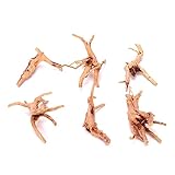 BEBIKR Decoración de cueva de madera flotante natural para acuario, terrario, camarones, escondites surtidos, madera flotante real para acuario