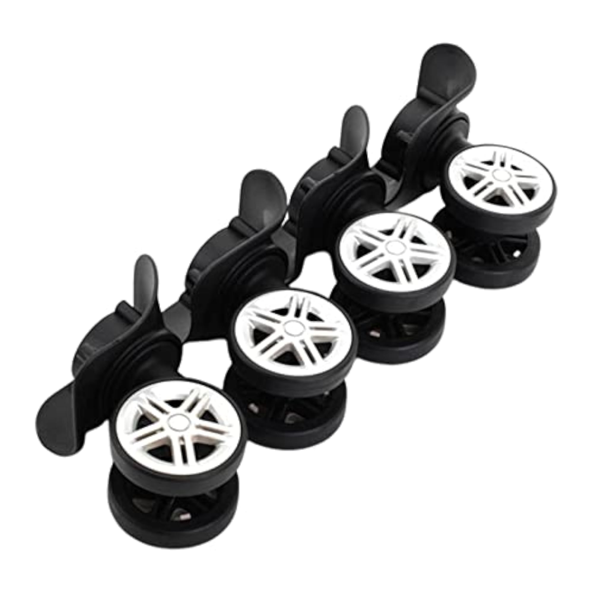 Mute Replacement Luggage Wheels, 4pcs Set