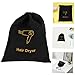 NOLITOY Travel Hair Dryer Storage Bag Drawstring Case for Hotels and Guesthouses Fits All Hair Dryers for Travel and Organization
