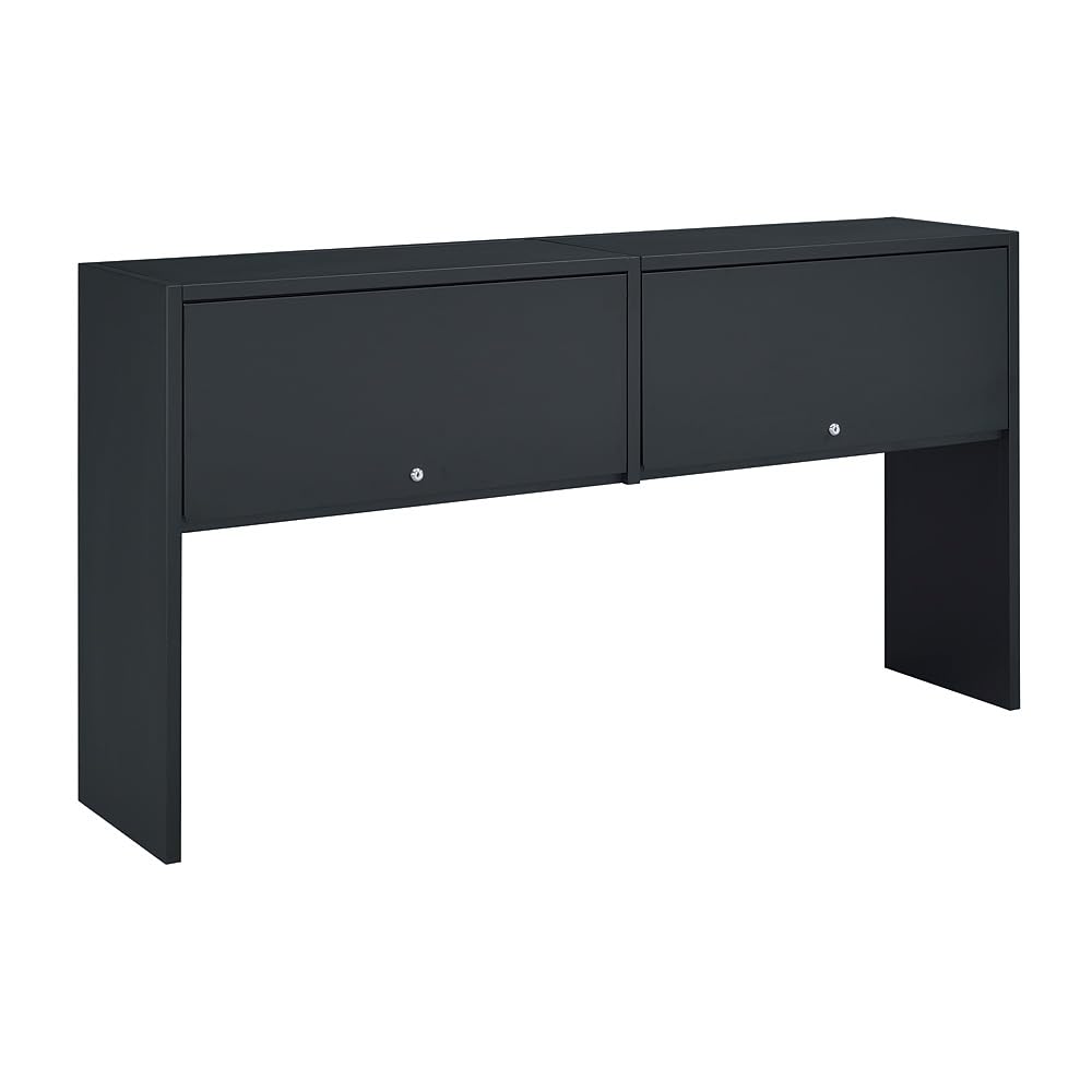 NBF Carbon Steel Panel Hutch - Durable Steel Storage Hutch for Workspace Organization - Grade Cabinet Topper for Credenzas - Secure File & Supply