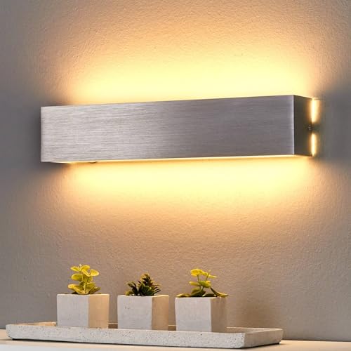 Lindby Applique A Led Ranik, 40 Cm, Color Alluminio, Metallo - 2