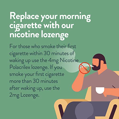 Healthy Living Nicotine Polacrilex Lozenge Stop Smoking Aid, 4 Mg Mint Flavor, 144 Count #TOP3