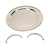 [Construction durable] Fabriqué à partir de métal de qualité supérieure avec un processus de moulage seule pièce, ce plateau est robuste et résistant à la rouille, garantissant une fiabilité durable pour une utilisation intérieure et extérieure.