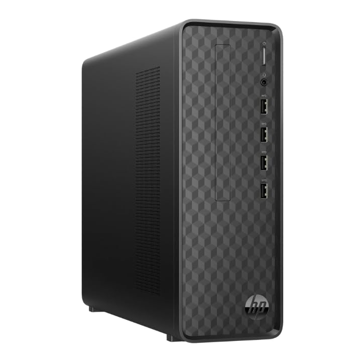 HP SLIM S01-PF2033W DESKTOP Core™ i3-12100 512GB SSD 8GB BT WIN11 BLACK Wireless Keyboard & Mouse