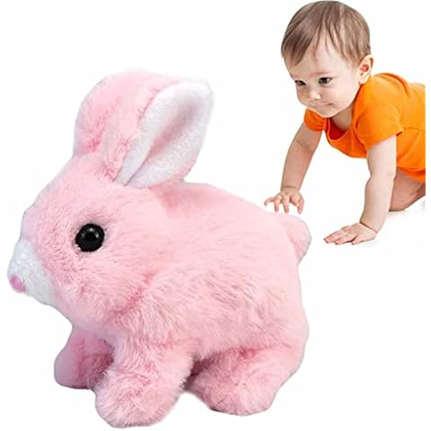 ORTUH Easter Bunny Talking Rabbit, Electronic Pet Rabbit Toy For Girls Kids Interactive Toy Gift, Walking and Talking Cover