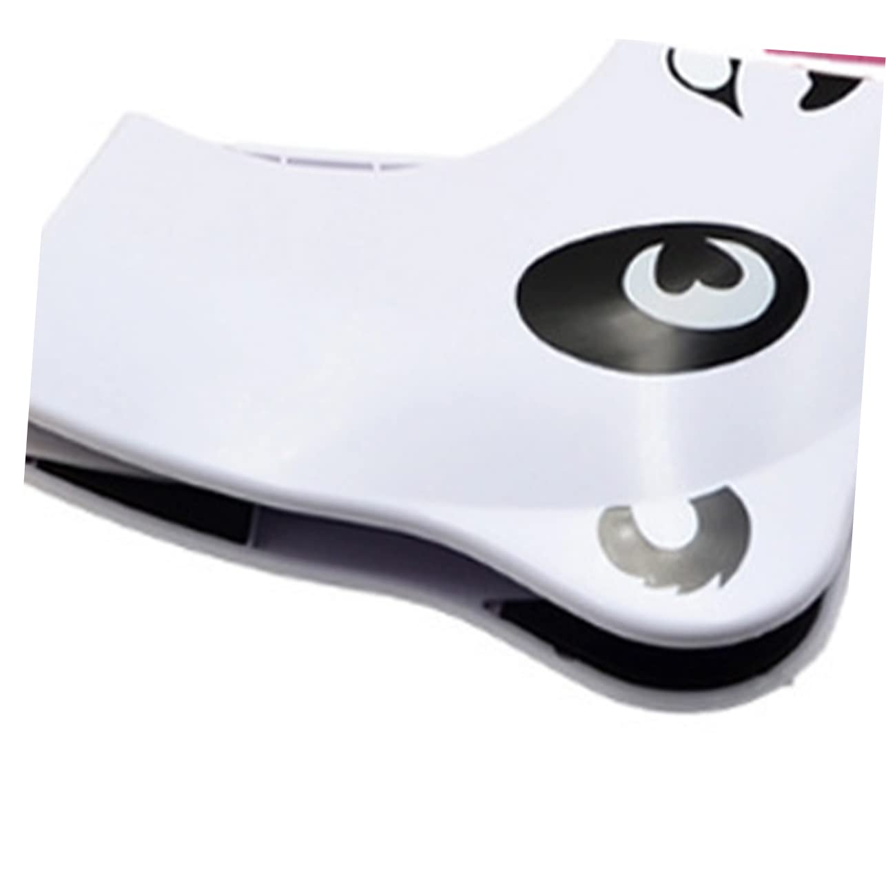 Sedile Wc Pieghevole per Ragazzi, Cerchio Trainer Bianco in Abs | Maniglie Grandi, Design Cartoon Adorabile, per Potty Training, Facile da Afferrare