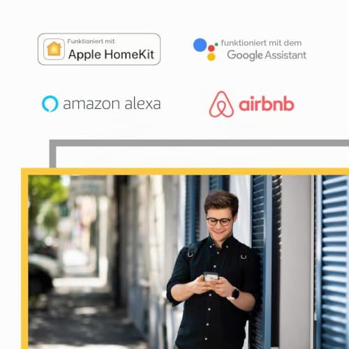 Nuki Combo 2.0 (Smart Lock + Bridge), Türsensor, elektronisches Türschloss, smartes Türschloss, sperren via Bluetooth, einfach nachrüstbar… – Ansicht 5