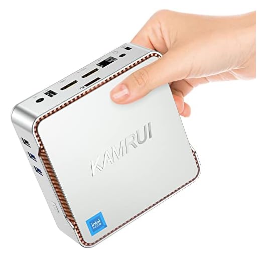 KAMRUI GK3 Plus Mini PC,12th Intel Alder Lake- N95 (up to 3.4GHz) 8GB RAM 256GB M.2 SSD Small PC, Gigabit Ethernet, 4K UHD, Dual Wi-Fi, BT 4.2 Home/Business Mini Desktop Computer