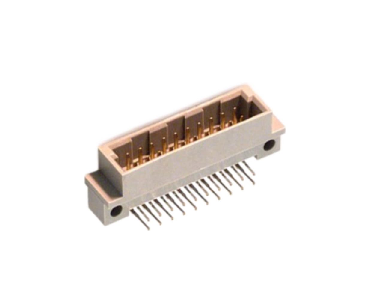 Pack of 4 PCN10-20P-2.54DS(72) Connector 20 Position Din Header, Male Pins Gold Through Hole, Right Angle