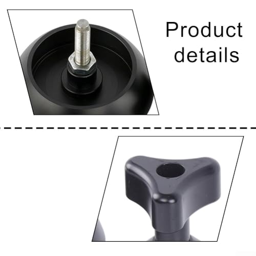 Adaptador de trípode de 100 mm con reducción de vibración estable 7