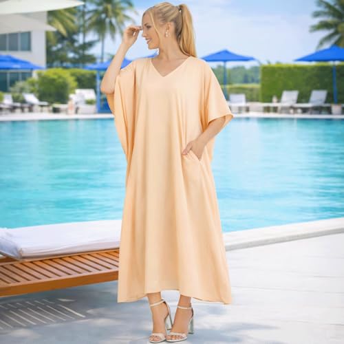Image of Miss Lavish London Women's Kaftan- Kaftan Dress for Casual, Party, Evening, Vacation and Everyday Wear