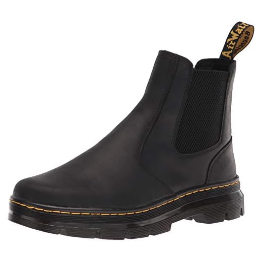 Dr. Martens unisex adult Chelsea Boot, Black Wyoming, 6 Women 5 Men US