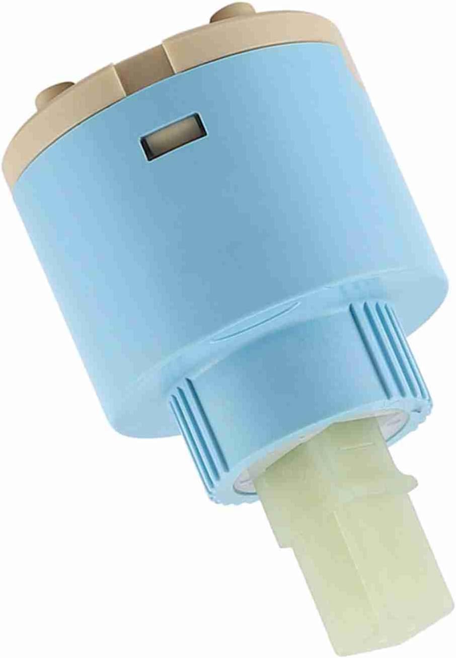 Ceramic Disc, 35mm 40mm Quarter Turn Replacement Faucet Valve with ABS Material and Ceramic Sheet, for Kitchen Bathroom Sink Tap (40mm diameter)