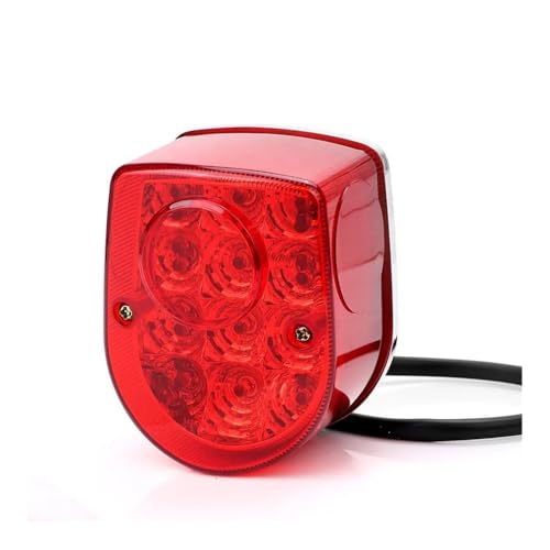 Feu arrière de moto à LED rouge anti-vibration pour Trail CT70 1971