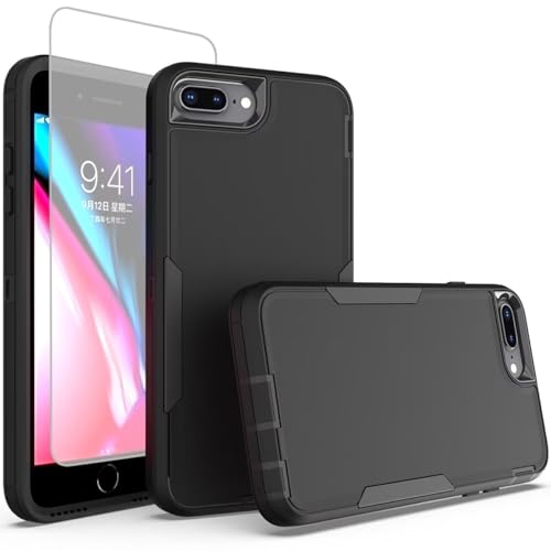 Coque iPhone 7 Plus antichoc pour éviter les bris d'écran avec verre trempé 5.5 pouces