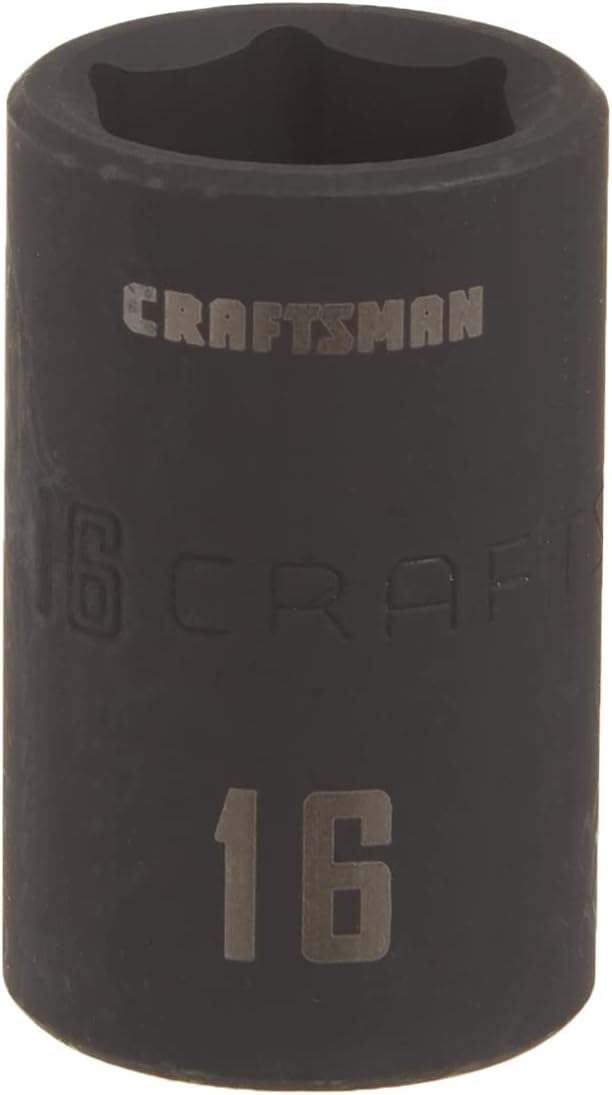 CRAFTSMAN Shallow Impact Socket, Metric, 1/2-Inch Drive, 24mm (CMMT15870)