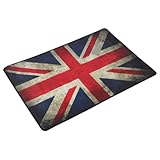 JEWEDECO Soundproof Drum Carpet Mat Non-slip Musical Instrument Pad for Home Studio Stage Use Vintage Union
