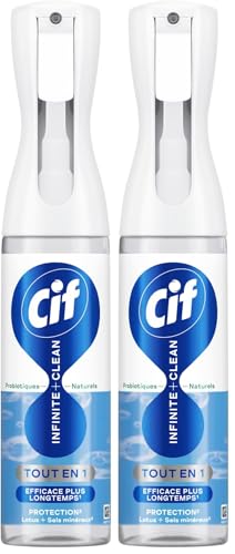 Cif Infinite+Clean Spray Multi-Usages Protection 280ml (Lot de 2)