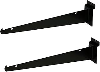 Only Garment Racks Shelf Brackets for Slatwall, 12