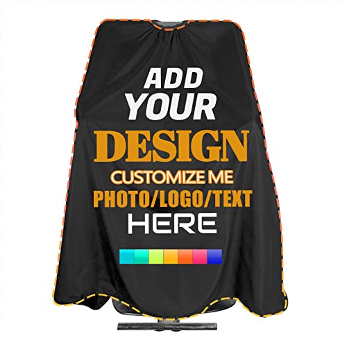 Custom Barber Cape for Men Women Personalized Design Photo Logo