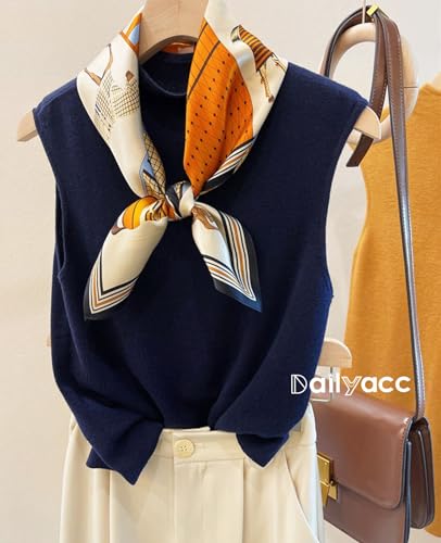 Dailyacc Hair Bandanas Scarf For Women Lightweight Fashion Neck Silk Satin Head Scarves For Sleeping Handbags Scarf4