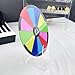 DLOULP Tabletop Prize Turn Plate Fortunes Wheel Rotating Game Lucky Draws Rotating Erasable Fortunes Erasable