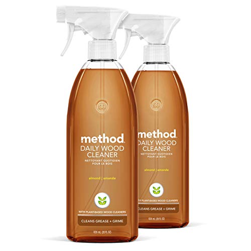 Image of Method Daily Wood Cleaner, Almond, 28 Ounce, 2 pack, Packaging May Vary