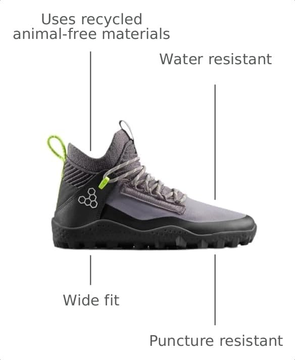 Image of Vivobarefoot Tracker Forest Esc, Mens Off-Road Hiking Boot With Barefoot Sole