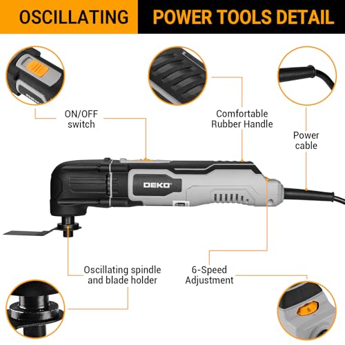 DEKOPRO 2.5-Amp Oscillating Multi Tool