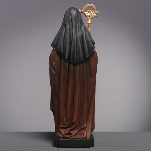 Figura Decorativa Virgen Santa Brigid 16.5 cm Resina miniatura 6