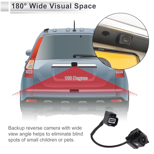 Image of License Plate Rear View Camera for Honda Civic Sedan 2019-2021 Park Assist Camera Backup Reverse Camera No.39530-TEA-H01