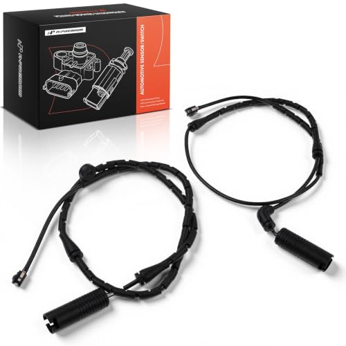 A-Premium Front and Rear Brake Pad Wear Sensors Compatible with BMW Models