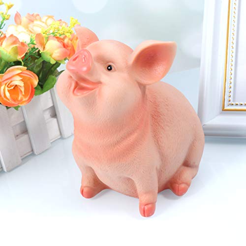 CLISPEED Moeda Banco Mealheiro Estatueta Do Zodíaco Chinês Resina Animal Dinheiro Banco Brinquedos p