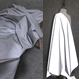 CHZIMADE Material Stoff zum Nähen Meterware - Nachtsicht Reflektierender Sicherheitswarnstoff Leuchtender Silberner Blitz Leuchtender Regenmantelstoff, 50 * 140cm