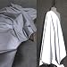 CHZIMADE Material Stoff zum Nähen Meterware - Nachtsicht Reflektierender Sicherheitswarnstoff Leuchtender Silberner Blitz Leuchtender Regenmantelstoff, 50 * 140cm