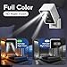 CowWolf WiFi Security Camera, Security Camera, 2KColor Night Vision, PIR Motion Detection, IP66 Waterpro (Black)
