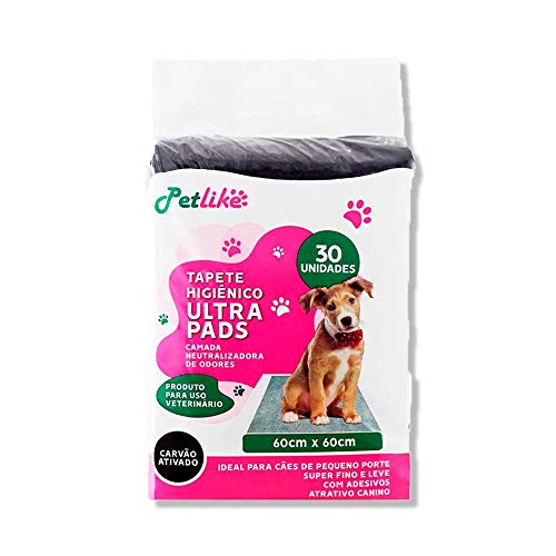 Kit 3un Tapete Higiênico Ultra Pads Carvão At 60x60cm C/30