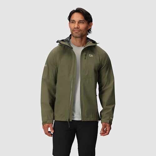 Image of Outdoor Research Men's Foray 3L Jacket | Waterproof, Windproof, Hooded, Long Sleeve, Standard Fit