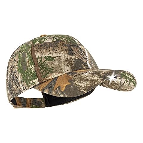 LED Hat Light - POWERCAP 3.0 USB Rechargeable Baseball Cap with Light Built in - LED Cap Visor Light with Bright Headlight and IPX4 Rating (Real Tree Edge) Cover