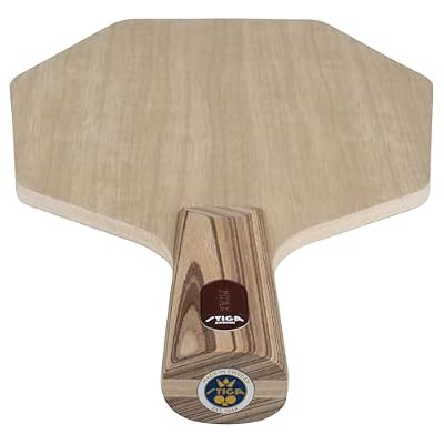 STIGA Pure Cybershape Table Tennis Blade, Wood Blade for Experienced Advanced Offensive Players, Competition Approved