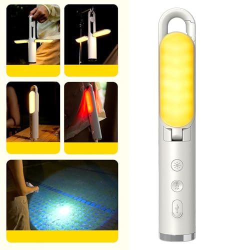 Lanternes de camping pliables contre le noir avec 3 modes SOS rechargeables