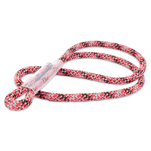 Rock-N-Rescue 8mm Sewn Prusik Loops - Made in USA, Arborist, Firefighting, Rigging, and Rescue Gear, Red, 24 inches