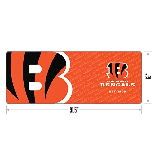 YouTheFan NFL Cincinnati Bengals Logo Series Desk Pad SMU